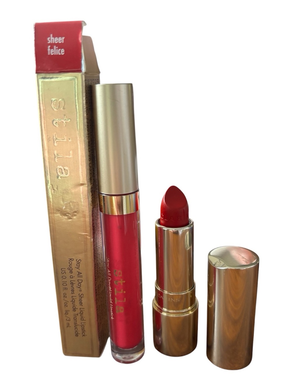 Red Lipstick Bundle Stila/Clarins